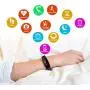 Kirlor Fitness Tracker, Colorful Screen Smart Bracelet with Heart Rate Blood Pressure Monitor,Smart Watch Pedometer Activity Tracker Bluetooth for Android & iOS