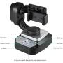 Andoer YT-500 Remote Control Pan Tilt Automatic Motorized Rotating Video Tripod Head Max. Load 500g Compatible with iPhone 7/7 Plus/6/6 Plus/6s Smartphone Compatible with GoPro Hero 5/4/3+/3