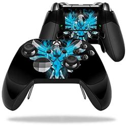 MightySkins Skin Compatible with Microsoft Xbox One Elite Controller - Blue Reborn | Protective, Durable, and Unique Vinyl wrap Cover | Easy to Apply, Remove, and Change Styles | Made in The USA