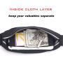 smartlle Fanny Pack, Running Belt, Waist Bag/holder for Women & Men for iPhone Xs Max, XR, XS/X, 8/7/6s Plus, 6/SE, Samsung Galaxy S10/S9/S8 +/ Note 9/8, Moto, LG,Pixel. Gym Workout Fitness Gear-Black