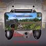DSstyles PUBG Mobile Gamepad Joystick Metal L1 R1 Trigger Game Shooter Controller for iPhone Android Phone Mobile Gaming Gamepad