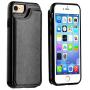 OT ONETOP iPhone 8 Wallet Case with Card Holder, iPhone 7 Case iPhone SE(2020) Wallet Premium PU Leather Kickstand Card Slots,Double Magnetic Clasp and Durable Shockproof Cover 4.7 Inch(Black)