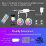 Bluetooth LED Strip Lights 65.6FT, Music Sync LED Light Strip Controlled by Smart Phone APP, LED Lights 20m 600LEDs RGB Power Strip with UL Listed Adapter IR Remote Controller