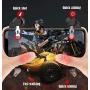 MeterMall Mobile Game Controller Phone Gaming Trigger Fire Button Aim Key Handle Shoot Gamepad for PUBG/Fortnite/Rules of Survival Gaming Electronic Accessories