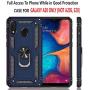 STARSHOP - Samsung Galaxy A20 Phone Case, [NOT FIT A20S/S20/A21] with [Tempered Glass Protector Included] Metal Ring Stand Shockproof Drop Protection Phone Cover-Blue