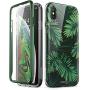 i-Blason Cosmo Series Designed for iPhone Xs Max Case 2018 Release, Full-Body Bumper Case with Built-in Screen Protector, Green