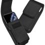 ykooe Cell Phone Pouch Nylon Holster Case with Belt Clip Cover for iPhone 11, Pro, Max, 6 7 X, Samsung Galaxy A10, A20, A50, S7, S8, S9, S10, S20 Huawei, Motorola, Other Smartphone