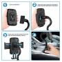 VABSCE Upgraded Cup Holder Phone Mount Universal Adjustable Gooseneck Cup Holder Cradle Car Mount Compatible with iPhone Xs Xs Max X 8 7 Plus Galaxy S10 S9 S8 Note 9