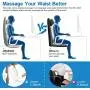 Back Massager with Heat, RENPHO Height Adjustable Neck Shoulders Shiatsu Rolling S-Shape Massage Pad with Vibration for Waist, Electric Massager Cushion for Muscle Pain Relief, for Home Office, Gift Back Massager with Heat, RENPHO Height Adjustable Neck Shoulders Shiatsu Rolling S-Shape Massage Pad with Vibration for Waist, Electric Massager Cushion for Muscle Pain Relief, for Home Office, Gift