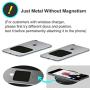 Universal Metal Plates with 3M Adhesive for All Magnetic Car Mounts, Cell Phone, Tablet Holder, Cradle-Less, Air Vent Mount, 6 Rectangular, 6 Round, Black