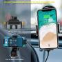 ZeeHoo Wireless Car Charger,10W Qi Fast Charging Auto-Clamping Car Mount,Windshield Dash Air Vent Phone Holder Compatible iPhone 11/11 Pro Max/Xs MAX/XS/X/8/,Samsung S10/S9/S8 (Dark Silver)