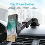 Yiushing Car Phone Mount Holder Dashboard & Windshield Automatically Locking Universal Strong Sticky Suction for iPhone X 8 Plus 7 6s SE Samsung & Other Smartphone