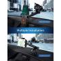 Mpow Dashboard Car Phone Mount, Windshield Car Phone Holder, 2 Suction Levels, Washable Gel Pad Compatible iPhone 11 Pro/Max/X/XS/XR/8Plus/8/7Plus/7/6Plus, Google, One Plus, Moto