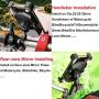 iMESTOU Motorcycle Phone Holder Bicycle/Bike Cellphone Mount Auto Clamping 360 Rotation for 22-25-32mm Handlebar/Rear-View Mirror on Street Bike Dirt Bikes Snowmobile Adventure Motorcycles ATV