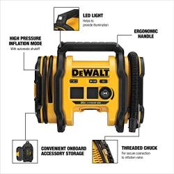 DEWALT 20V MAX Cordless Tire Inflator, Tool Only (DCC020IB)