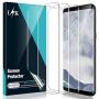 [3 Pack] L K Screen Protector for Samsung Galaxy S8, [Self Healing] [Full Coverage] [Case Friendly] [Easy Install positioning tool] HD Effect Flexible Film