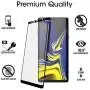 amFilm Glass Screen Protector for Samsung Galaxy Note 9, Full Screen Coverage Screen Protector, 3D Curved Tempered Glass, Dot Matrix with Easy Installation Tray (Black)
