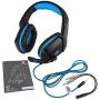 Gaming Headset Earphone 3.5mm Jack with LED Backlit and Mic Stereo Bass Noise Cancelling for Computer Game Player by SENHAI (Blue)