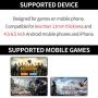 【1 Pair】 IFYOO Z108 Mobile Gaming Controller Compatible with PUBG Mobile/Fortnitee Mobile/Call of Duty Mobile, Sensitive Shoot and Aim Trigger L1R1 Compatible with Android & iPhone