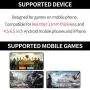 【1 Pair】 Mobile Game Controller Gamepad Compatible with PUBG Mobile/Fortnitee Mobile/Call of Duty Mobile, Compatible with iPhone/Android, IFYOO Z108 Sensitive Shoot and Aim L1R1 Triggers 【1 Pair】 Mobile Game Controller Gamepad Compatible with PUBG Mobile/Fortnitee Mobile/Call of Duty Mobile, Compatible with iPhone/Android, IFYOO Z108 Sensitive Shoot and Aim L1R1 Triggers