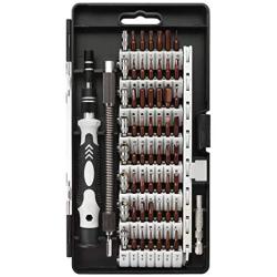 HXSNEW 60 In 1 Precision Screwdriver Sets with 56 Bits,Repair for Computers,Mobile Phones,Laptops,Glasses,Toys,Game Console,(Black)