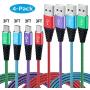 Bynccea Micro USB Cable 3FT 4-Pack Phone Charger Android Nylon Braided Android Charger Cables Fast Charging Compatible with Samsung Galaxy J8/J7/S7/S6/Edge,Note5,LG,HTC,Moto,Xbox,PS4