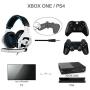Gaming Headset SADES SA810S Stereo Over-Ear Noise Isolation Bass Gaming Headphones with Microphone for PS4 Laptop PC Mac Computer Smart Phones -White