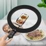 OMID 10"/26cm Ring Light, Upgraded LED Ring Light with Tripod Stand & Phone Holder for Live Stream/Makeup,3 Light / 12 Brightness Dimmable Desk Selfie Ring Lights for Video, Vlog, Photography