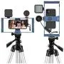 Smartphone Video Rig, VMEI Film and Video Making Stand, Phone Video Stabilizer Grip Tripod Mount,for All iPhone, Samsung Galaxy and Other Smartphones,All Metal Manufacturing.(Blue) Smartphone Video Rig, VMEI Film and Video Making Stand, Phone Video Stabilizer Grip Tripod Mount,for All iPhone, Samsung Galaxy and Other Smartphones,All Metal Manufacturing.(Blue)