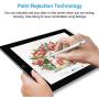 Stylus Pen with Palm Rejection, FOJOJO Active Stylus Compatible with (2018-2020) Apple iPad Pro 11 & 12.9 inch/iPad 7th Gen/iPad 6th Gen/iPad Mini 5th Gen/iPad Air 3rd Gen (White)