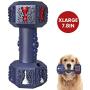 IOKHEIRA Dog Chew Toys for Aggressive Chewers Indestructible Dog Toys Non-Toxic Tough Natural Rubber Dumbbell Toy for Medium Large Dogs