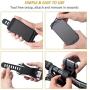 Cllena Bike Phone Mount. Motorcycle, Bicycle Cell Phone Holder for iPhone Samsung Galaxy Edge Nexus Nokia LG and Any Smart Phone with 4-5.5 Inch Screens (Black)