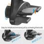 Car Phone Holder, Veckle CD Slot Magnetic Phone Car Mount Holder Strong Magnet Phone Holder for Car Universal Cradle for Smartphone iPhone 8 7 6S 6 Plus X Samsung Galaxy S8 S7 Edge Note 8 5 GPS, Black