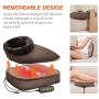 Snailax 3-in-1 Foot Warmer & Back Massager and Foot Massager with Heat, Vibration Massage with 2 Settings of Heating Pads, Feet Massage Machine for Foot,Leg,Back Pain Relief