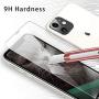 【6-Pack】JEHOO 3 Pack iPhone 11 Screen Protector and 3 Pack iPhone 11 Camera Lens Protector (6.1-inch) Tempered-Glass Set[HD Clear] [Anti-Scratch] [Anti-Fingerprint]