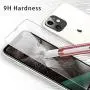 【6-Pack】JEHOO 3 Pack iPhone 11 Screen Protector and 3 Pack iPhone 11 Camera Lens Protector (6.1-inch) Tempered-Glass Set[HD Clear] [Anti-Scratch] [Anti-Fingerprint]