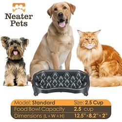 Neater Pet Brands - Neater Slow Feeder - Fun, Healthy, Stress Free Dog Bowl Helps Stop Bloat Prevents Obesity Improves Digestion (2.5 Cup, 6 Cup, Double Diner/w Water Bowl)