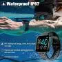 Smart Watch, Smartwatch for Android Phones, Waterproof Fitness Watch with Blood Pressure Heart Rate Monitor Sport Activity Tracker Watch with Pedometer Calorie Compatible for Samsung iOS Women Men