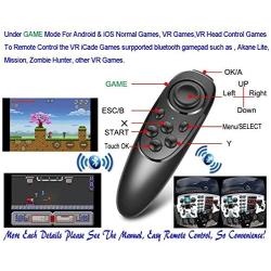 VR Remote Controller Gamepad Bluetooth Control VR Video, Film, Game, Selfie, Flip E-book/PPT/Nook page, Mouse, in Virtual Reality Headset 3D Glasses PC Tablet laptop Samsung Gear VR iPhone Smart Phone