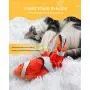 Peteast Cat Toys, Electric Moving Realistic Wiggle Fish Catnip Toys, Plush Interactive Cat Toys - Fish Kicker Toy for Cats Kitten Kitty