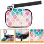 Fintie Carrying Case Compatible with HP Sprocket Photo Printer - Hard EVA Shockproof Storage Portable Travel Bag w/Inner Pocket, Removable Strap and Metal Hook (Moroccan Love)
