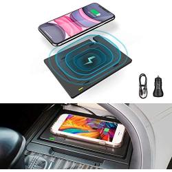 CarQiWireless Wireless Charger for Toyota Camry 2018 2019 2020 2021 + Fast Charging Charger, Anti-slip 3 Coils Smartphone Wireless Charging Pad fit for Toyota Camry 2021 2020 2019 2018 - Fast Charging