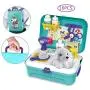 BeebeeRun Vet Kit Pet Care Play Set 16 PCS Dog Grooming Kit with Backpack Educational Pretend Play Toy for Toddlers Kids Children Age 3 Up