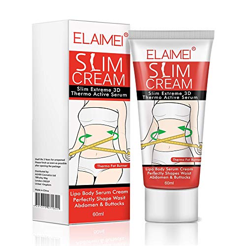 Hot Cream, Professional Cellulite Slimming & Firming Cream, Body Fat Burning Massage Gel, Slim Serum for Shaping Waist, Abdomen and Buttocks(60ml)