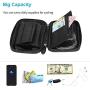 Bicycle Handlebar Bag, Mobile Phone Bag, Highly Sensitive Touch Screen, 360-degree Rotation, Suitable for 3.5-6.5 inch Smartphones (Black-2)