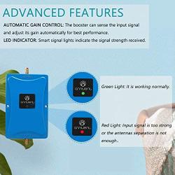 Verizon 4G Cell Phone Signal Booster for Home and Office - Enhance Your Data and Voice Over LTE by 700MHz Band 13 Signal Repeater and Panel/Yagi Antennas - Extend Coverage Up to 4,500Sq Ft