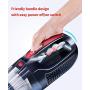 Corded Car Vacuum Cleaner DC12v Volt Wet Dry Portable Auto Vacuum Cleaner for Interior Truck Car Seat Carpet Power Cord with Carry Bag