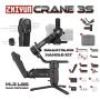 Zhiyun Crane 3S Smartsling Kit 3-Axis Handheld Stabilizer Gimbal for Sony, Nikon, Canon, Panasonic, Pentax, Samsung, Mirrorless DSLR Cameras. Max Payload 14.3 Lbs. (2020 Version)