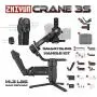 Zhiyun Crane 3S Smartsling Kit 3-Axis Handheld Stabilizer Gimbal for Sony, Nikon, Canon, Panasonic, Pentax, Samsung, Mirrorless DSLR Cameras. Max Payload 14.3 Lbs. (2020 Version) Zhiyun Crane 3S Smartsling Kit 3-Axis Handheld Stabilizer Gimbal for Sony, Nikon, Canon, Panasonic, Pentax, Samsung, Mirrorless DSLR Cameras. Max Payload 14.3 Lbs. (2020 Version)