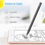 ESR Upgraded Stylus Pen for iPad, Active Stylus with Palm Rejection, Precise & Rechargeable Pencil Compatible with iPad Pro 11/iPad Pro 12.9 /iPad 7th Gen/iPad 6th Gen/iPad Air 3/iPad Mini 5 - Black